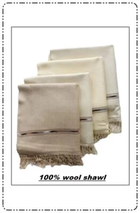 100% wool AFGHAN PATOO HANDMADE WARM SOLID PASHTUN SHAWL SCARF WRAP - Picture 1 of 9