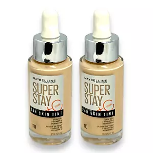 Maybelline Super Stay 24H Skin Tint + Vitamin C -110- New; LOT OF 2 - Picture 1 of 2