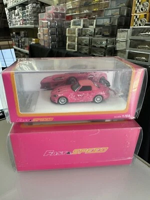 HONDA S2000 PINK SUKI FAST & FURIOUS SOFT TOP FIGURE 1/64 CAR BY FAST SPEED FS - Image 1 of 4