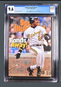 SPORTS ILLUSTRATED NEWSSTAND 1992 BARRY BONDS CGC 9.6 - 1ST COVER - HIGHEST - Picture 1 of 2