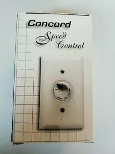 Concord Luminance 4 Speed Rotary Control 2 wire PD-001 Ceiling Fan Control - Picture 1 of 5