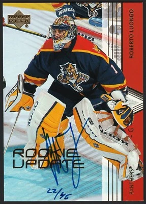 Roberto Luongo 2004-05 SP Authentic Buybacks Autographs Auto /45 RARE 🔥 - Image 1 of 4