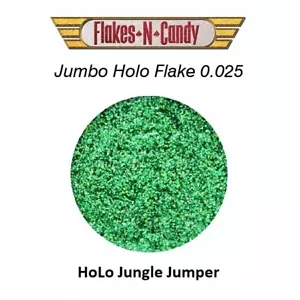 METAL FLAKE GLITTER JUMBO (0.025) FLAKES 30g HOLO JUNGLE JUMPER - Picture 1 of 3