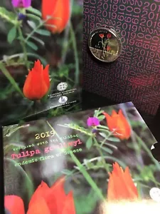 Griechenland 5 Euro 2019 "Tulpe Goulimyi" coloriert - Greece - Bild 1 von 3
