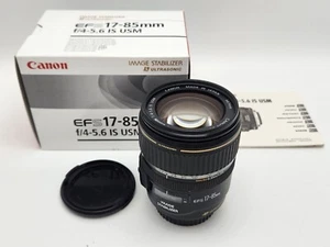 Canon 17-85mm F4-5.6 IS USM Zoom Lens for EFS DSLR Cameras *MF Only No Aperture* - Picture 1 of 10