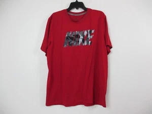 Camisa Nike Adulto Extra Grande Roja Gris Negra Hechizada con Logotipo Exterior Informal Para Hombres - Imagen 1 de 14