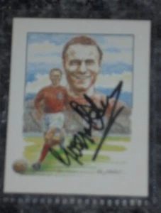 GEORGE COHEN - TARJETA COMERCIAL FIRMADA. COPA DEL MUNDO 66 - RARO - Imagen 1 de 2