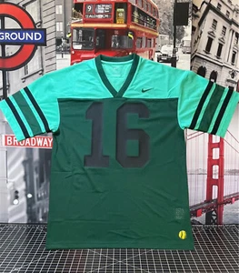 Nike Dri-Fit Men’s X-LARGE Green Plain Football Jersey  DV7364-341 Loose Fit NEW - Picture 1 of 7