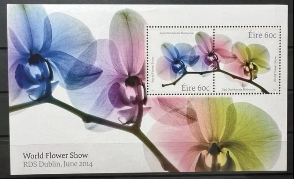 Mini hoja de estampillas irlandesas de Irlanda 2014 World Flower Show MNH filatelia EIRE Foto 1 de 1