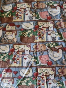 Susan Winget Fabric Traditions 1993 Country Shelf Cotton Fabric 45" x 45" - Picture 1 of 7