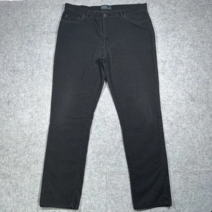 Polo Ralph Lauren Corduroy Pants Men’s 38x34 Black Straight Leg Preppy - Picture 1 of 18