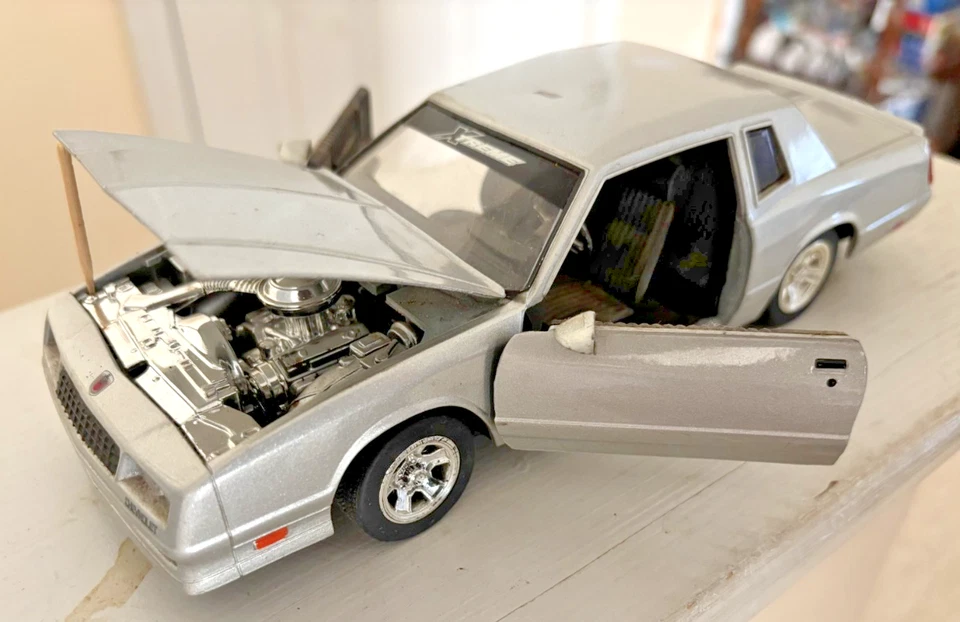 Saico 1987 Monte Carlo SS 454 Xtreme 1/24 Metallic Silver - LOOSE NO BOX - Image 1 of 4