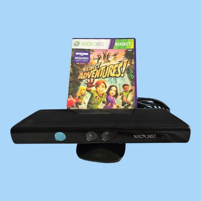 Microsoft Xbox 360 Kinect Sensor Model 1414 w/ Kinect Adventures! Game - Image 1 of 4