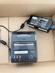 Imprimante de reçus thermiques sans fil Epson TM-P80, Bluetooth avec batterie et adaptateur - Photo 1/6