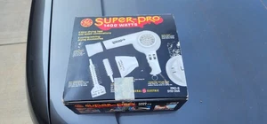 70's Super-Pro 1400 Watts Pro 6 5112-005 GE Hairdryer with Accessories - Picture 1 of 14