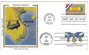 Seda Colorano 1979 15c Vietnam Veteranos Medalla de Honor Combo Sc#1802 - Imagen 1 de 1