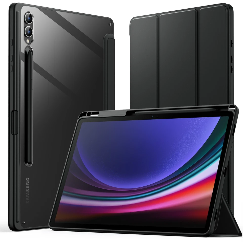 Capa para Samsung Galaxy Tab S10 Plus/Tab S9 Plus 12,4 polegadas com suporte para caneta S - Imagem 1 de 1