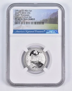 2017-S Silver PF69 ANT Ozark Riverways Quarter Limited Edition NGC *1632 - Picture 1 of 5