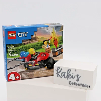 LEGO 60410 City Fire Rescue Motorcycle Retired Set 4+ Firefighter Gift Idea - Image 1 of 4