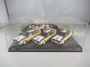 Trofeu 1:43 Speidel Audi Quattro Triple Victory Monte Carlo 1984 Rally 1 of 199 - Picture 1 of 9