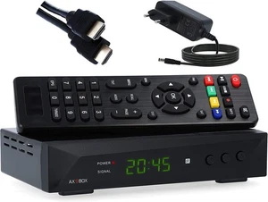 SAT Receiver mit Aufnahmefunktion AX SBOX Timeshift PVR HDMI FULL HD Digital USB - Bild 1 von 9