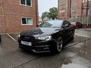 2014 AUDI A5 2.0 TDI BLACK EDITION COUPE £35 TAX SAT NAV - Picture 1 of 22