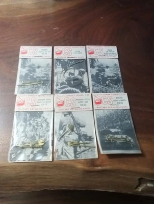 Lote de seis peças de detalhamento militar Combat Series escala 132 - Imagem 1 de 4