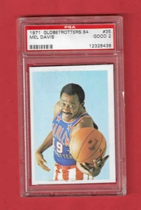PSA Fleer Basketball 1971 Harlem Globetrotters 84 Mel Davis #35 PSA 2 - Bild 1 von 2
