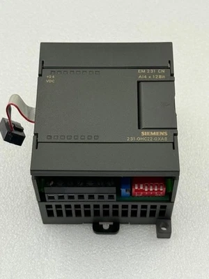 Siemens Simatic S7200 6ES7 231-0HC22-0XA8  PLC Analog Input Module Used - Image 1 of 4