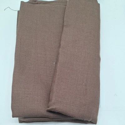 Sandlewood Brown 100% Irish Linen Fabric  - 60” X 43" Length G004 - Image 1 of 4
