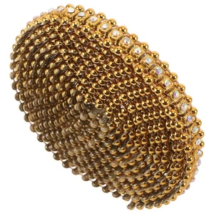 -verkrusteter Kleidergürtel Kette Verzierung Kleidungsstück Deko - Bild 1 von 17