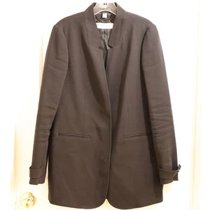 Burberry schwarzer Blazer mit schmalem Kragen und Revers, Einknopf US 6 / M - Bild 1 von 8