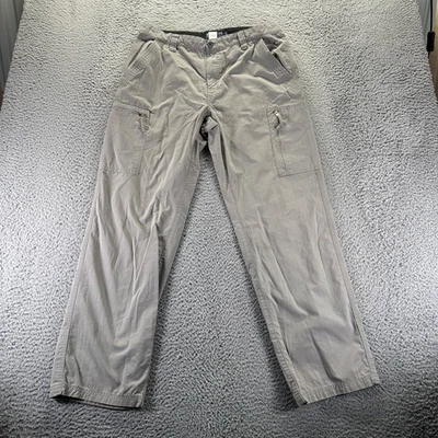 Pantalón Chaps Para Hombre 34X32 Gris Algodón Carga Carpintero Pierna Recta Utilidad Ropa de Trabajo Foto 1 de 4