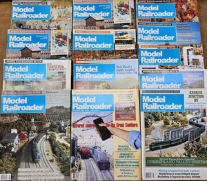Vintage MODEL RAILROADER Magazines LOT Trains Locomotives 1990 - Picture 1 of 3