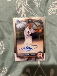 Kevin Alvarez 2025 Bowman Chrome #CPA-KA Auto Rookie 1st RC RC - Picture 1 of 2