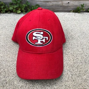 Vintage NFL San Francisco 49ers Baseball Hat Men's Adjustable Cap Red - Picture 1 of 5