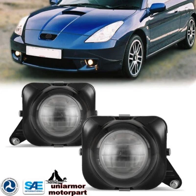 Par de luces antiniebla transparentes para parachoques delantero Toyota Celica 2000-2005 Foto 1 de 4