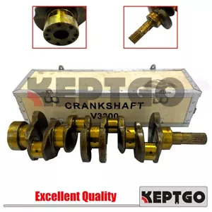 V3300 Crankshaft For Kubota V3300T V3300-DI V3300 Engine Bobcat Skid Loader S250 - Picture 1 of 8