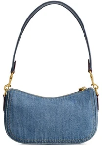 ❤️ Coach Swinger 20 Mini Denim B4/Indigo Schultertasche in OVP - Bild 1 von 6
