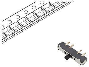 JSM07011SAQNR Schalter: Schiebeschalter Pos: 3 SP3T 03A/4VDC ON-ON-(ON) C&K - Bild 1 von 1