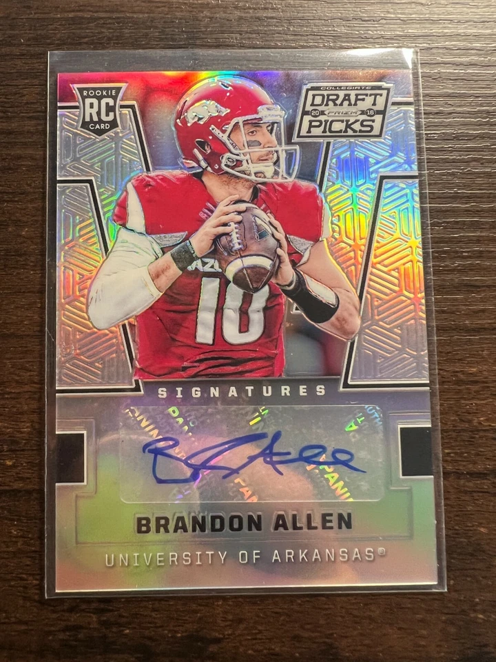 A92,790 - 2016 Panini Prizm Draft Picks Autographs Prizms #164 Brandon Allen - Image 1 of 1