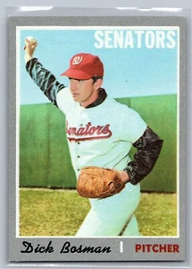 1970 Topps #175 Dick Bosman Senators NM - Picture 1 of 2