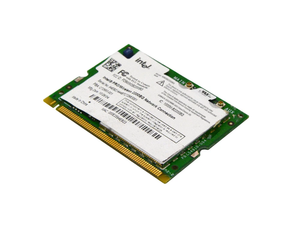 WLAN INTEL PRO/WIRELESS 2200BG PANASONIC CF-T2 P/N C72983-001 MINIPCI - #O51 - Bild 1 von 1
