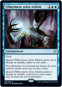MTG Magic THB - Ashiok's Erasure/Effacement selon Ashiok, French/VF - Picture 1 of 1
