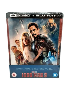 Iron Man 3 (ZAVVI) Exclusive UK Steelbook (Ltd Ed) ***HTF*** - Picture 1 of 2