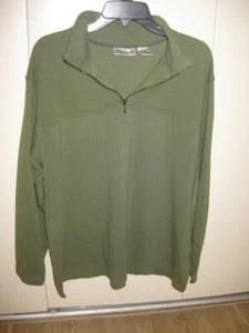 CLAUDIA BARNES SPORT GR XL OLIVGRÜN FRENCH TERRY DAMEN OBERTEIL TEILREISSVERSCHLUSS - Bild 1 von 8