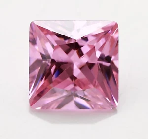 Cubic Zirconia Quadrato Principessa Zirconi Sfaccettati Zirconi Pietre Sciolte 10 Colori (2x2mm-12x12mm) - Foto 1 di 26