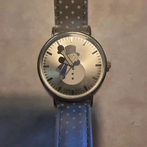snowman watch, quartz, his arms keep the time, needs battery, in a nice gift box - Picture 1 of 5