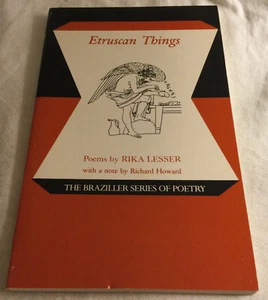 Etruscan Things: Poems by Rika Lesser (Braziller Series of Poetry) 1st Ed 1983 - Imagen 1 de 8