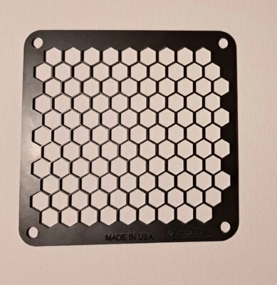MADE IN USA!! 120mm Fan Grill Ultra Thin Ultra Flow Honeycomb Low Profile - Image 1 of 3